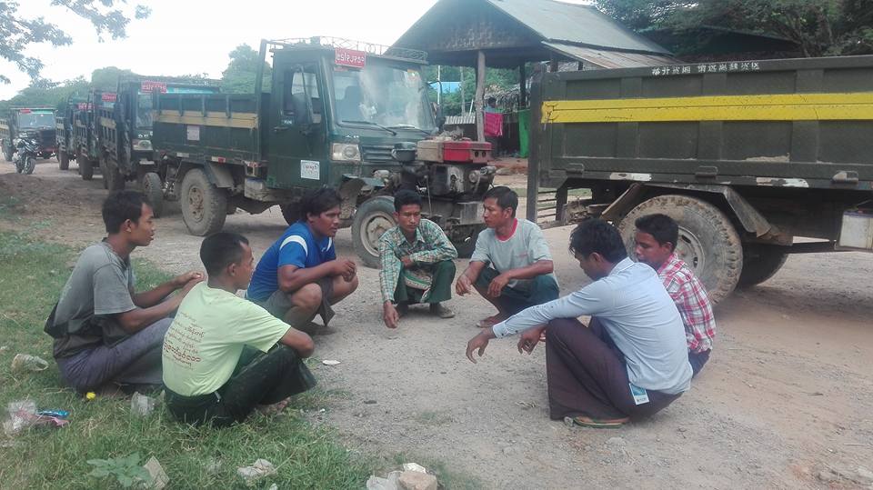 တံတားဦးၿမဳိ႕နယ္၌ ေက်ာက္တင္​ေထာ္​လာဂ်ီယာဥ္မ်ား ျဖတ္သန္းခြင့္မျပဳသျဖင့္ အခက္ၾကံဳ