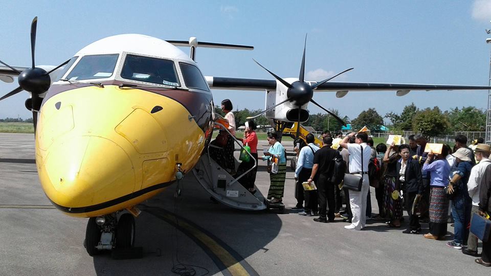 NOK AIR ေလေၾကာင္း မဲေဆာက္-ရန္ကုန္ခရီးစဥ္ ယေန႔ စတင္ေျပးဆြဲ