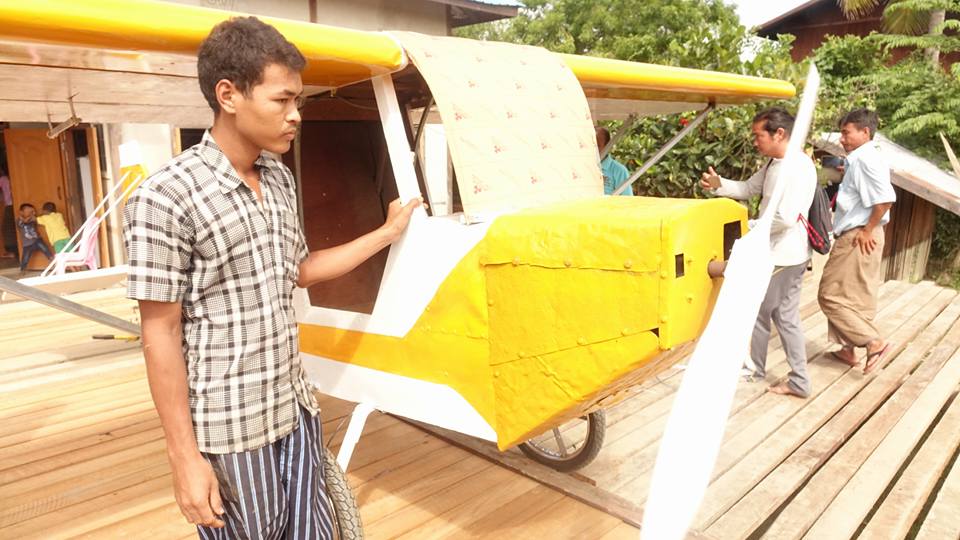 ၁၉ ႏွစ္အရြယ္ ျမန္မာလူငယ္တဦး ေလယာဥ္ပ်ံတီထြင္ စမ္းသပ္ေမာင္းႏွင္ရန္ႀကဳိးပမ္းေန