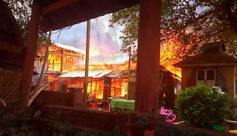 ဘိုကေလးၿမိဳ႕ေနရာ ၂ ခုတြင္ တၿပိဳင္နက္မီးေလာင္၊ ေနအိမ္ ၁၅ လုံး ဆုံး႐ႈံး