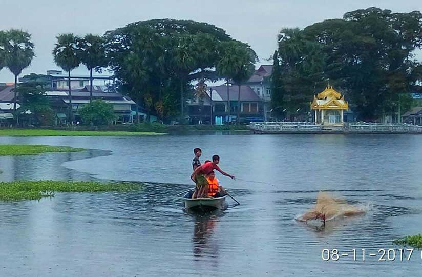 ၿမိ္တ္ၿမိဳ႕ကန္ေတာ္မဂၤလာ အမႈိက္အညစ္အေၾကးမ်ား ျပန္လည္ဆယ္ယူေရး စတင္