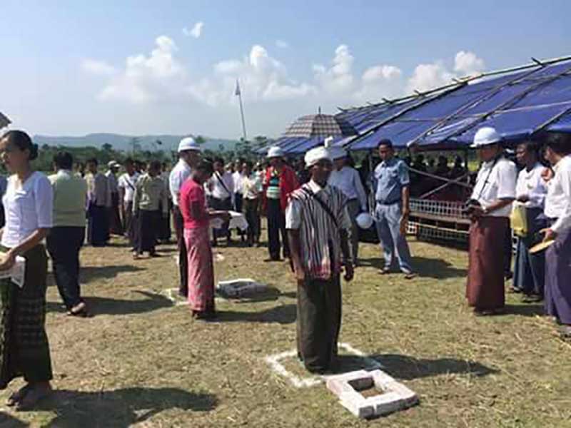 ေမာင္ေတာၿမိဳ႕အနီးတြင္ တိုင္းေဒသႀကီးအစိုးရ ေနအိမ္မ်ား ေဆာက္လုပ္ေပးေန