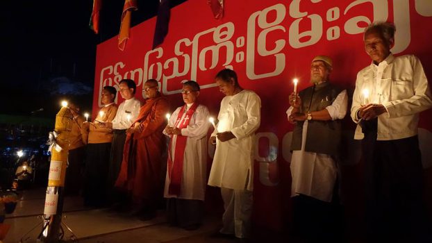 ဘာသာေရးကို ႏိုင္ငံေရးအတြက္အလြဲသံုးစားမႈ အေရးယူရန္ပါတီ ၂၇ ခုေတာင္းဆို
