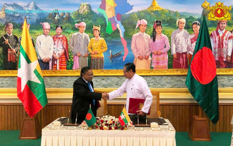ရခိုင္ျပည္နယ္မွ ေနရပ္စြန္႔ခြာသြားသူမ်ား ကိစၥ ျမန္မာ-ဘဂၤလားေဒ့ရွ္ ႏွစ္ႏိုင္ငံ သေဘာတူ