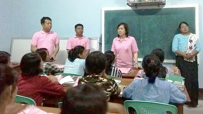 တာခ်ီလိတ္ ေငြေတာင္ဦး ဆရာေတာ္၏ ပညာဒါနအလႉဒါန အကယ္ဒမီေမသန္းႏု ပါဝင္ကူညီ