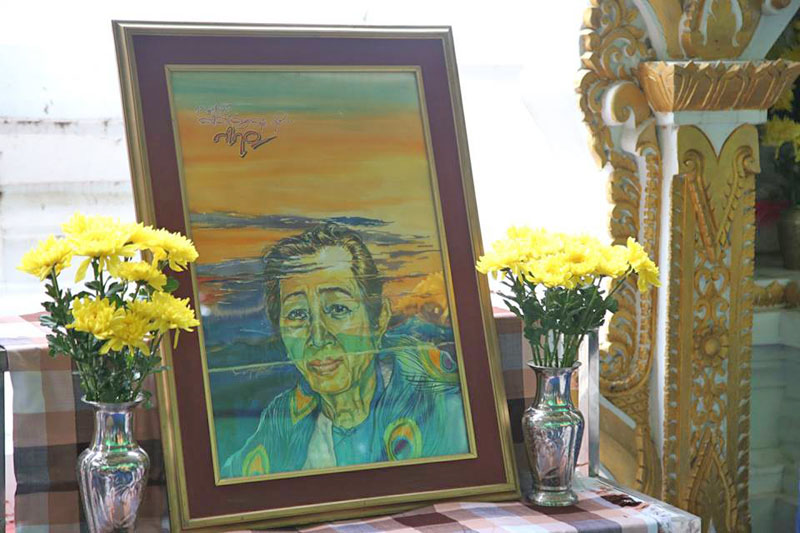 လူထုေဒၚအမာ ၁၀၂ ႏွစ္ျပည့္ေမြးေန႔ အထိမ္းအမွတ္ပြဲ က်င္းပ (ဓာတ္ပံု)
