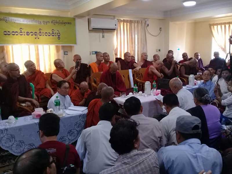 ေထာက္ႀကံ့စားေသာက္ဆိုင္တြင္ ရဟန္းတစ္ပါးကို ထုိးႀကိတ္ခဲ့သူမ်ားအား အမႈဖြင့္အေရးယူ