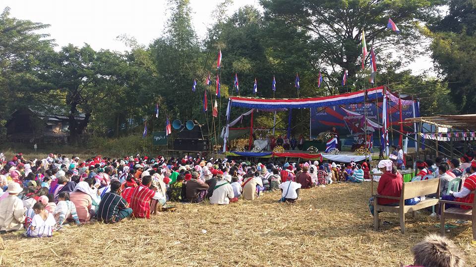 အဂၤပူၿမိဳ႕နယ္တြင္ ကရင္တိုင္းရင္းသားေက်းရြာမ်ားစုေပါင္း ႏွစ္သစ္ကူးပြဲေတာ္က်င္းပ