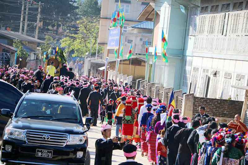 တအာင္​း(ပ​ေလာင္​)စာ​ေပယဥ္​​ေက်းမႈညီလာခံ မိုးကုတ္ၿမိဳ႕တြင္ က်င္းပ (ဓာတ္ပံု)
