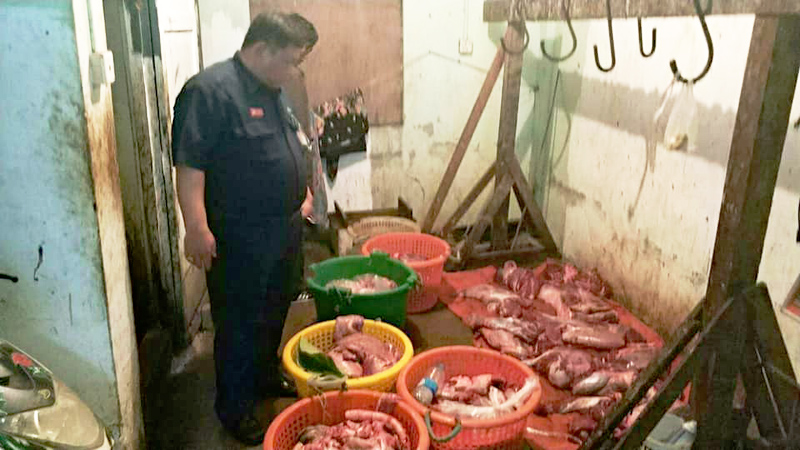 တရားမဝင္အမဲသားမ်ား မႏၲေလးၿမဳိ႕ေတာ္စည္ပင္ ဖမ္းဆီးအေရးယူ