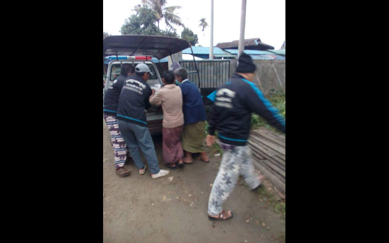 မိုးညႇင္းတြင္ ၁၂ ဘီးယာဥ္မွ ဆိုင္ကယ္အား ဝင္တိုက္သျဖင့္ ဆိုင္ကယ္ေမာင္းသူ ေသဆံုး
