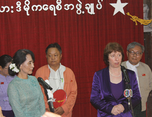 အီးယူအၾကီးအကဲ အန္အယ္လ္ဒီနွင့္ ေတြ့ဆုံ