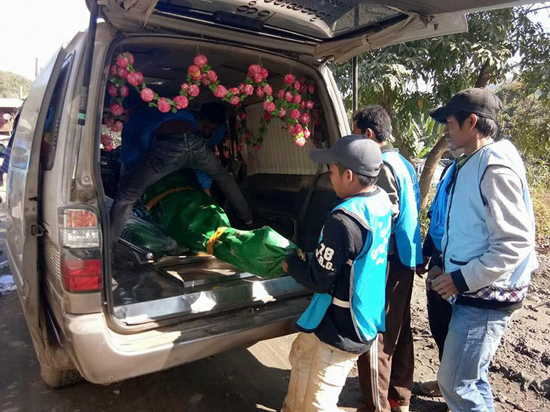 ဖားကန္႔ ေျမၿပိဳမႈေၾကာင့္ ေသဆုံးသူ ၁၃ ဦး ရွိၿပီ
