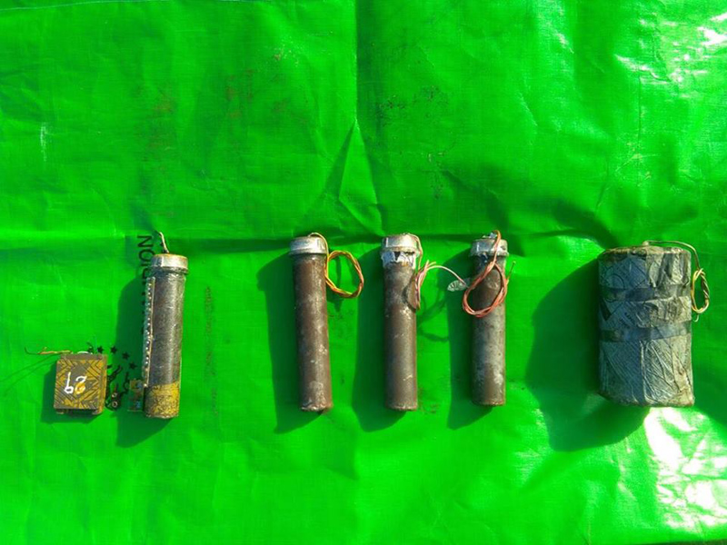 ေမာင္ေတာၿမိဳ႕နယ္တြင္ လက္လုပ္မုိင္းမ်ား ေတြ႔ရွိ