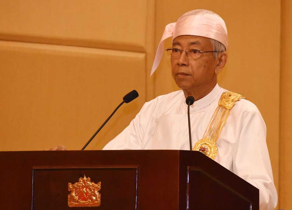 ကယားျပည္နယ္ရွိ တိုင္းရင္းသားမ်ား ၿငိမ္းခ်မ္းေရးတြင္ ပူးေပါင္းပါ၀င္ၾကရန္ သမၼတ တိုက္တြန္း