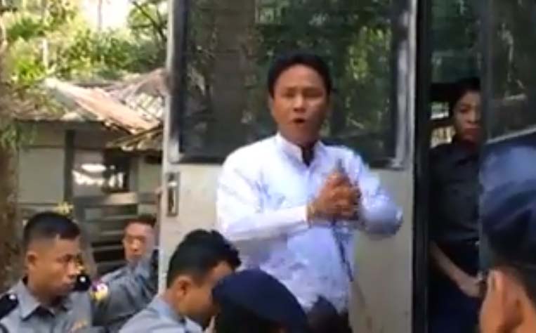 ဝန္ႀကီးခ်ဳပ္ဦးၿဖိဳးမင္းသိန္းအား ေဝဖန္ခဲ့သူကို အလုပ္ႏွင့္ေထာင္ဒဏ္ ၉ လခ်မွတ္