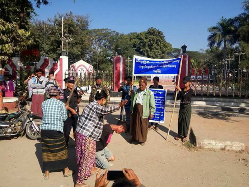 သက္ငယ္မုဒိမ္းမႈမ်ားကို ထိေရာက္စြာအေရးယူရန္ ေတာင္တြင္းႀကီးတြင္ ဆႏၵျပ