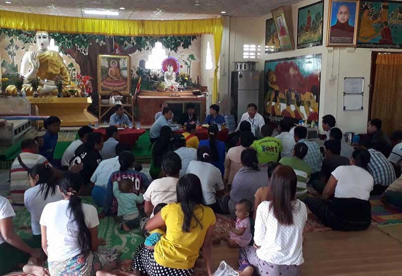 လာအိုေရာက္ျမန္မာေရႊ႕ေျပာင္းလုပ္သားမ်ားကို ျမန္မာသံအမတ္ေတြ႔ဆံု