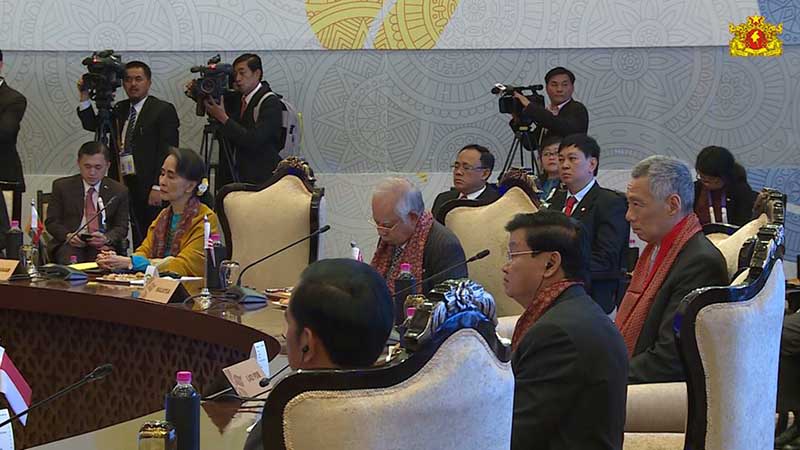အာဆီယံ- အိႏၵိယ မိတ္ဘက္ဆက္ဆံမႈတုိးတက္ရန္ ျမန္မာပူးေပါင္းမည္ဟု ေဒၚေအာင္ဆန္းစုၾကည္ေျပာ