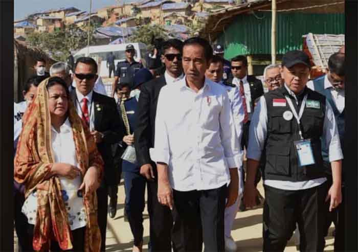 ဘဂၤလားေဒ့ရွ္ဒုကၡသည္စခန္းကို အင္ဒိုနီးရွားသမၼတသြားေရာက္၊ ပညာေရးႏွင့္ က်န္းမာေရးကူညီမည္