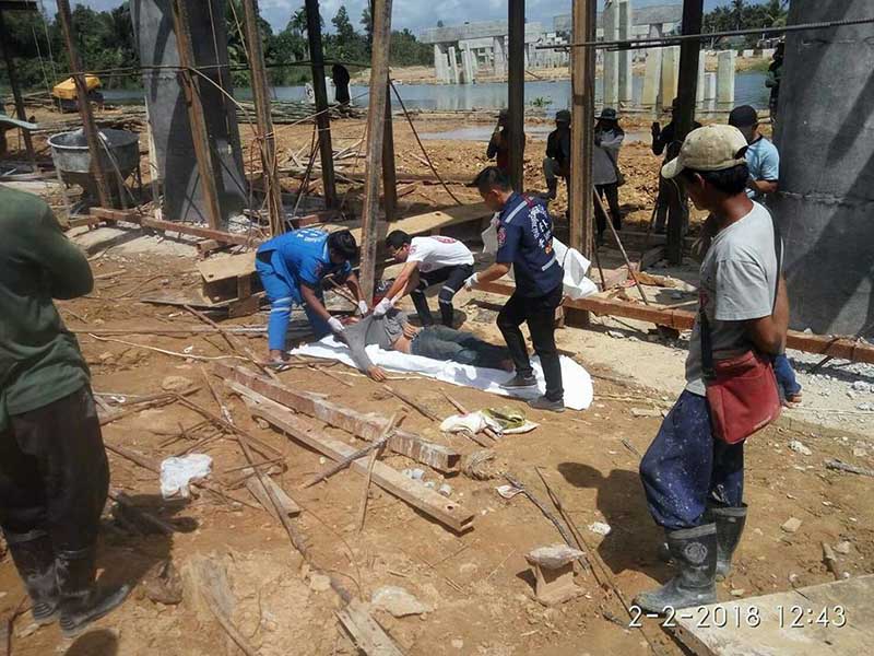 ထိုင္းေတာင္ပိုင္းတြင္ ျမန္မာလုပ္သား ၁ ဦး ေဆာက္လုပ္ေရးျငမ္းစင္ ျပဳတ္က်ေသဆံုး