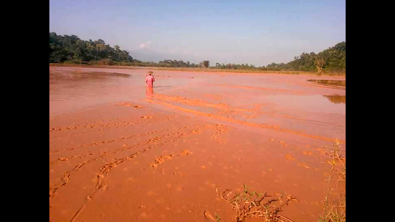 ဟုမၼလင္းၿမိဳ႕နယ္တြင္ ေရႊလုပ္ငန္းလုပ္ကိုင္သူမ်ားေၾကာင့္ ေႏြစပါးမ်ား ပ်က္စီးဆံုး႐ံႈး