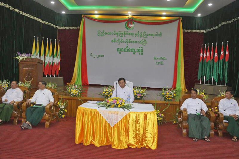 တပ္မေတာ္က ေပါက္ဖြားလာသည့္ ျပည္ခိုင္ၿဖိဳးလိုပါတီကို အျပစ္တင္တာ မွားယြင္းဟု ပါတီေခါင္းေဆာင္ေျပာ