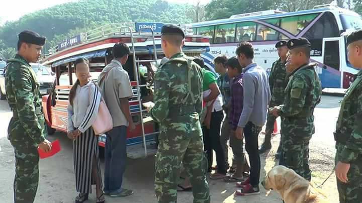 တျခားသူ ပတ္စ္ပို႔ျဖင့္ ထိုင္းႏိုင္ငံထဲ၀င္လာသည့္ ျမန္မာ ၈ ဦးကို ဖမ္းမိ