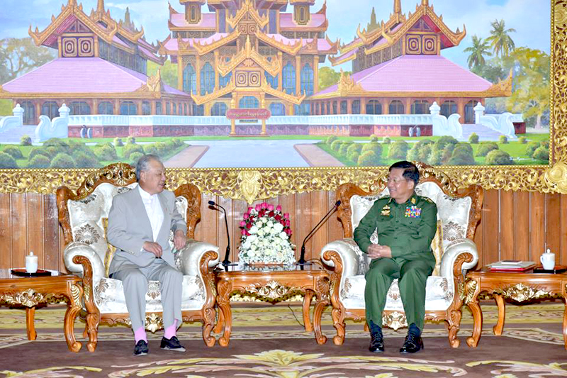 ျပည္တြင္းၿငိမ္းခ်မ္းေရးကိစၥ ကာကြယ္ေရးဦးစီးခ်ဳပ္ႏွင့္ တ႐ုတ္၊ ဂ်ပန္ကိုယ္စားလွယ္တို႔ ေဆြးေႏြး