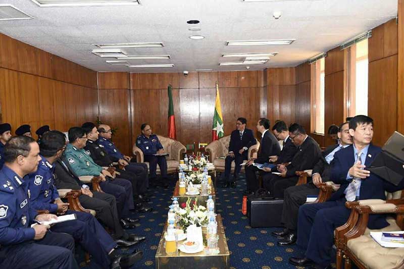 နယ္စပ္ျဖတ္ေက်ာ္ မူခင္းမ်ား ပူးေပါင္းတုိက္ဖ်က္ေရး ျမန္မာ-ဘဂၤလားေဒ့ရွ္ေဆြးေႏြး