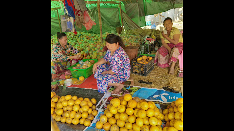 ျမစ္ႀကီးနားၿမိဳ႕တြင္ ဂရိတ္ဖ႐ုသီးမ်ား ေဈးတက္