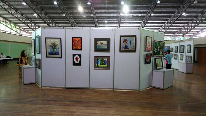 တကၠသိုလ္ေက်ာင္းသား ေက်ာင္းသူမ်ား၏ ပန္းခ်ီျပပြဲ က်င္းပ