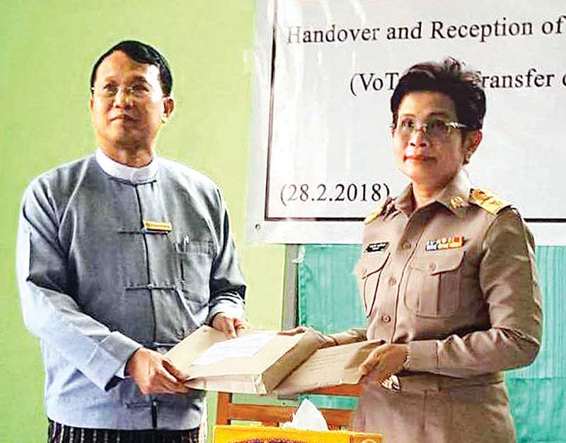 လူကုန္ကူးခံရသူ ႏွစ္ဦးအတြက္ ေလ်ာ္ေၾကး ဘတ္ ၉ သိန္းကို ထိုင္းက ေပးအပ္