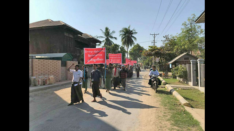 အန္အယ္လ္ဒီအစိုးရလက္ထက္ ဧရာဝတီတိုင္းတြင္ ဆႏၵျပပြဲ ေလ်ာ့နည္းလာ