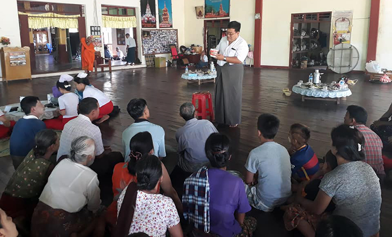 တရားမ၀င္ သြားတုတပ္ဆင္မႈ မလုပ္ၾကရန္ ေရးၿမိဳ႕နယ္တြင္ အသိပညာေပး