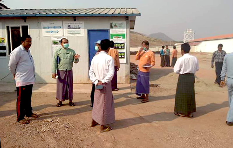 လက္ပံေတာင္း ေၾကးနီစီမံကိန္း SME လုပ္ငန္းမ်ားကို တုိင္းလႊတ္ေတာ္ေရးရာေကာ္မတီ စစ္ေဆး