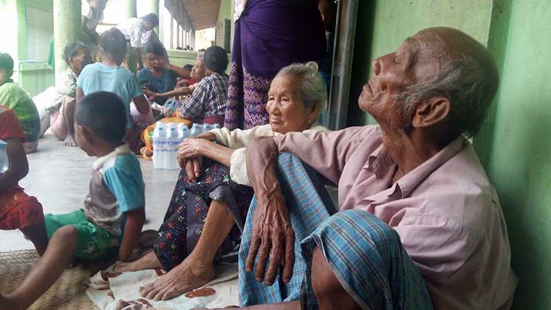 သစ္ႀကီးေတာရြာ မီးေဘးသင့္ျပည္သူမ်ား ျပန္လည္ထူေထာင္ေရး အေထာက္ပံ့လိုအပ္