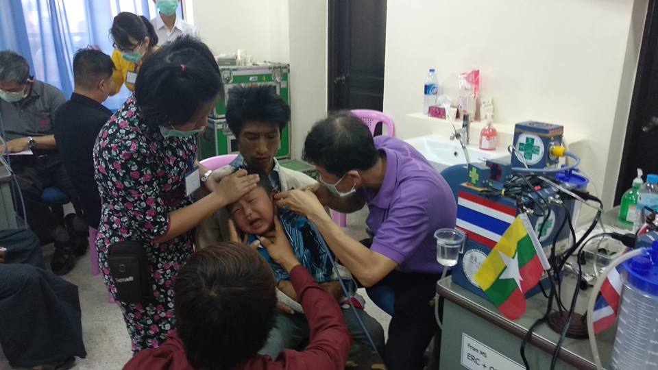 လြိဳင္​​ေကာ္​ေဆး႐ုံႀကီးတြင္​ အၾကားအာ႐ုံေ​ဝဒနာ႐ွင္​မ်ားကိုအခမဲ့ကု