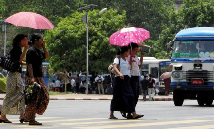 ခရမ္းလြန္ေရာင္ျခည္ျမင့္မားေနသျဖင့္ ေနေရာင္တိုက္႐ိုက္ထိေတြ႔မႈေရွာင္ရန္ သတိေပး