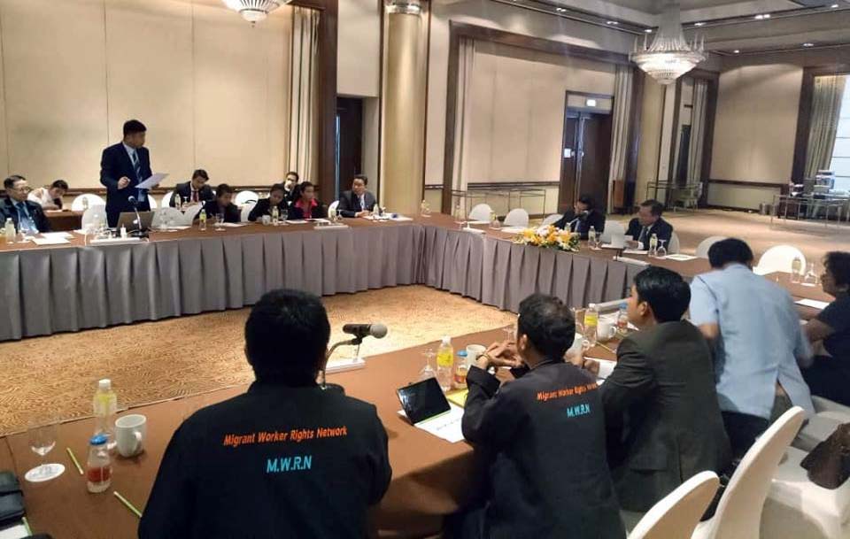 ထုိင္းေရာက္ေရႊ႕ေျပာင္းအလုပ္သမားအဖြဲ႔မ်ားႏွင့္ အလုပ္သမား၀န္ႀကီးေတြ႔ဆုံ