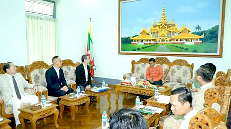 ပဲခူးတြင္ စက္မႈဇုန္လုပ္ငန္း ရင္းႏွီးျမႇုဳပ္ႏွံရန္ ေဟာင္ေကာင္ကုမၸဏီႏွင့္ ဝန္ႀကီးခ်ဳပ္ ေတြ႔ဆုံ