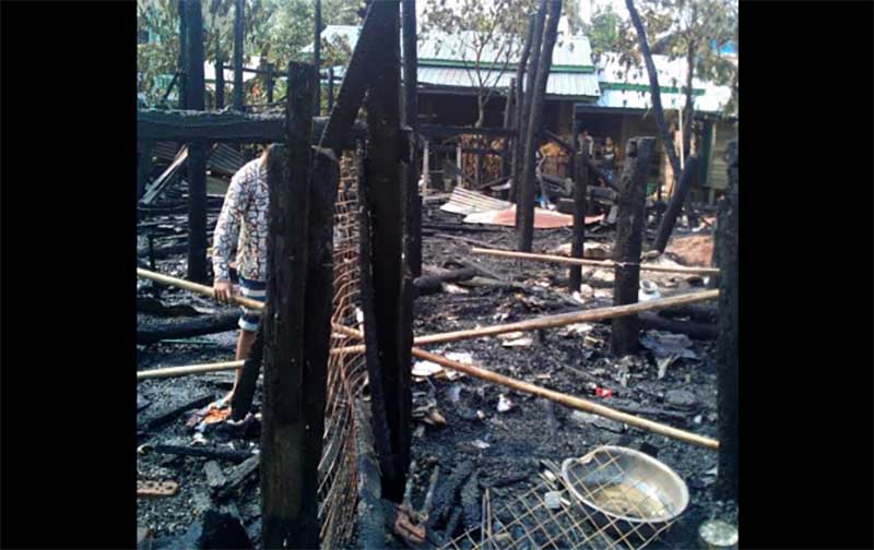 မင္းျပားတြင္ မီးေလာင္၊ ေနအိမ္ ၃ လံုးႏွင့္ ေစ်းဆိုင္ခန္း ၃ ခန္း ပ်က္စီးဆုံး႐ႈံး