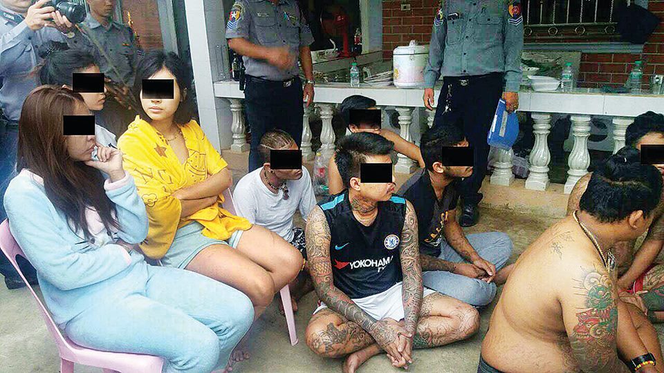 တရားမ၀င္ေနထိုင္သည့္ ထုိင္းႏွင့္လာအိုႏိုင္ငံသား ၁၀ ဦးကို ဖမ္းဆီးအေရးယူ