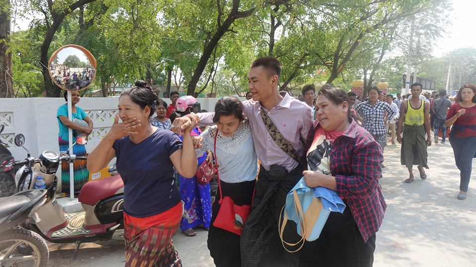 မႏၱေလး အုိးဘုိေတာင္မွ အက်ဥ္းသားမ်ား လြတ္ေျမာက္မႈ ျမင္ကြင္း