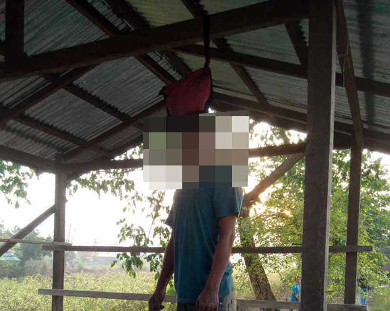 ကေလးၿမိဳ႕ လယ္ေတာတဲတြင္ အမ်ိဳးသားတဦး ႀကိဳးဆြဲခ် ေသဆံုး