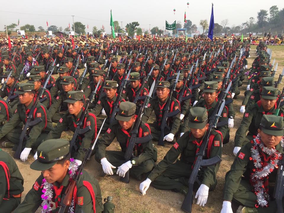 ရွမ္းျပည္တပ္မေတာ္တည္ေထာင္ျခင္း ၅၄ ႏွစ္ေျမာက္ပြဲက်င္းပ (ဓာတ္ပံု)