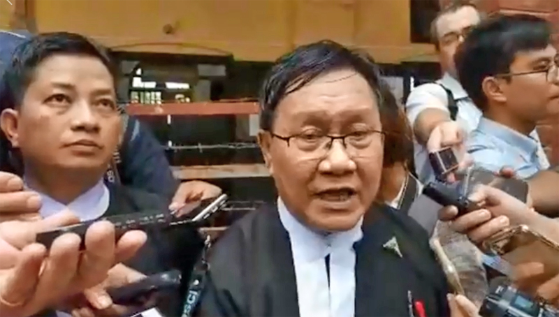 ဒုရဲမႉးမိုးရန္ႏိုင္ကို မယုံၾကည္ထိုက္ေသာ သက္ေသအျဖစ္ ေၾကညာေပးရန္ ေလၽွာက္ထား