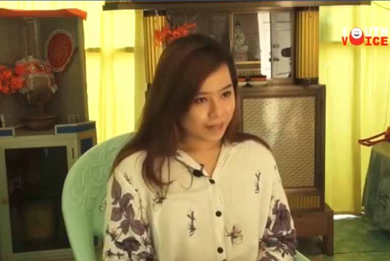 ေအာ္ပရာသီခ်င္းေတြသီဆိုတဲ့ လူငယ္ေတးသံရွင္ ႏွင္းအိေႁႏၵရွင္ (႐ုပ္သံ)