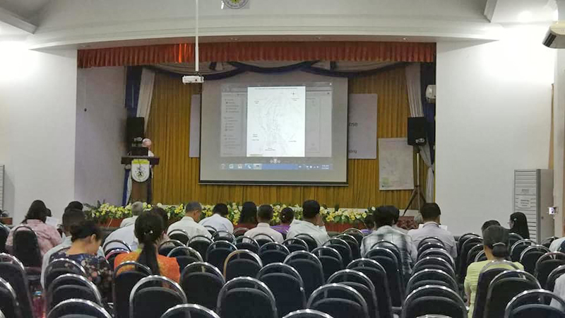နာဂစ္ ၁၀ ႏွစ္ျပည့္ သဘာဝေဘးေၾကာင့္ ထိခိုက္မႈေလၽွာ့ခ်ေရး လူထုပညာေပးပြဲ က်င္းပ