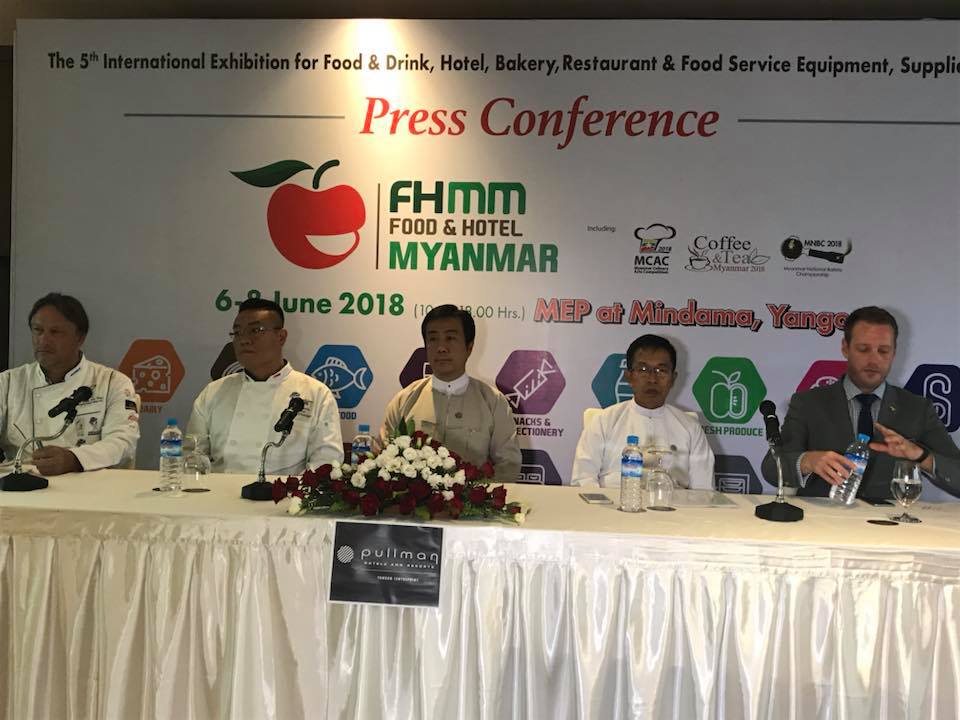 ႏိုင္ငံတကာလုပ္ငန္းရွင္ေပါင္း ၂၀၀ ေက်ာ္ပါသည့္ Food & Hotel Myanmar 2018 ျပပြဲ က်င္းပမည္